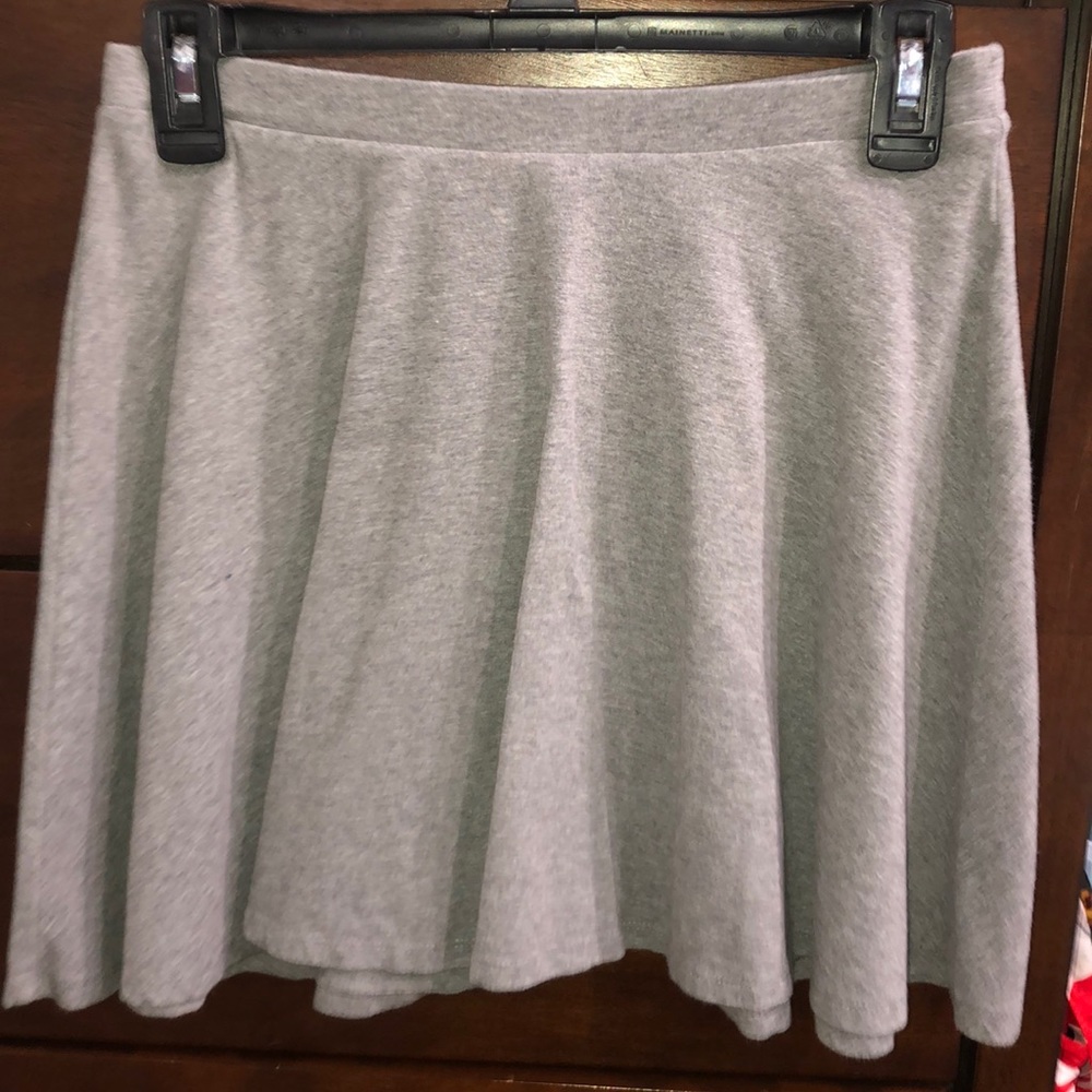 A light gray skirt